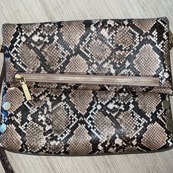 Hammitt VIP Handbag Medium Snakeskin Crossbody - Picture 3 of 5